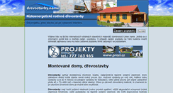 Desktop Screenshot of drevostavby.name